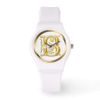 Inledande Brev B-Snyggt Girly Designer Armbandsur