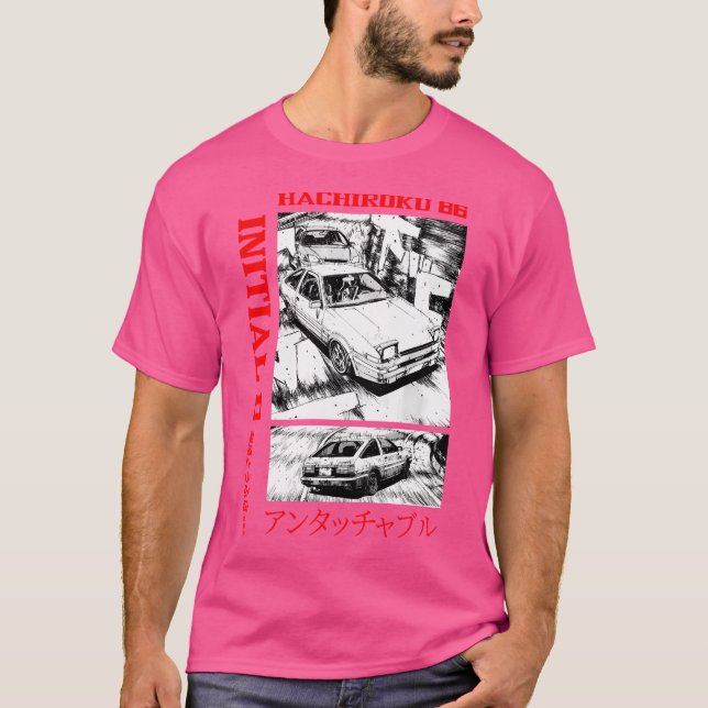 Inledande D Hachiroku 86 T Shirt (Framsida)
