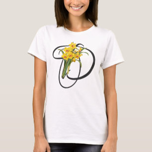 Inledande D, Vintage Daffodils T-Shirt