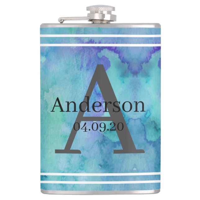 Inledande datum för personlig av kolv - tipsfärg f fickplunta (Framsidan)