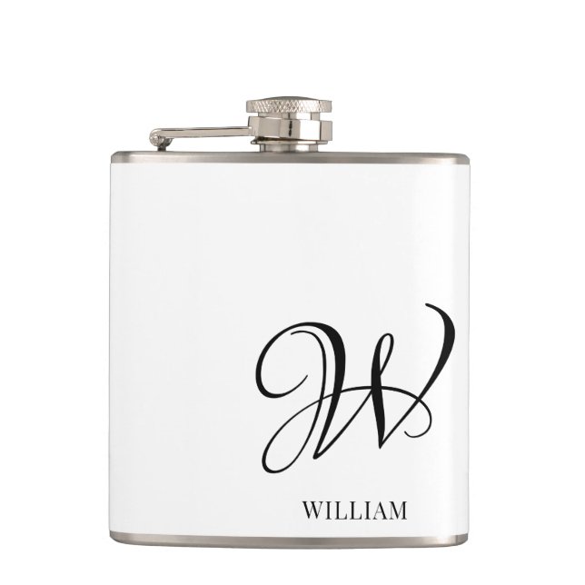 Inledande Elegant av Personlig Vit monogram Fickplunta (Framsidan)