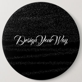 inledande enkel, enkel, monogram svart trendig knapp