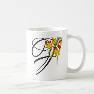 Inledande F, Vintage Falling Stars Coffee Mugg