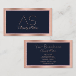 Inledande luxuriös minimalistisk Snyggt Ro Guld Visitkort