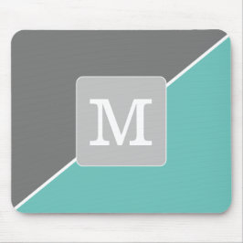 Inledande matchning av Färg för minimalism Blue Gr Musmatta