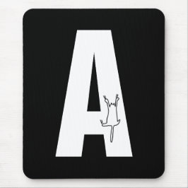 Inledande med hängande kattlugg musmatta