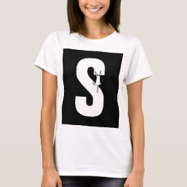 Inledande med hängande kattlugg roligt t shirt