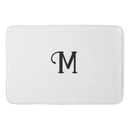 Inledande monogram Diamond Jewel Tone Solid Färg Badrumsmatta