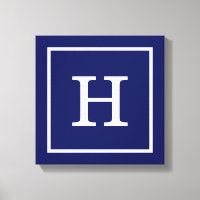 Inledande monogram för blå ram