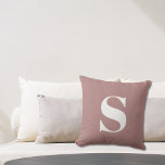 Inledande monogrammed utomhusfyllning av Desert Ro Kudde<br><div class="desc">Desert Ro,  första monogrammed utomhusfyllning. Dekorativ utomhuskudde med en enda början. Anpassa snabbt och enkelt.</div>