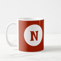 Inledande Mörk Red Monogram