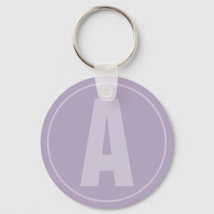 Inledande nyckelkedja för Lila i Lavender Brev Mon Nyckelring
