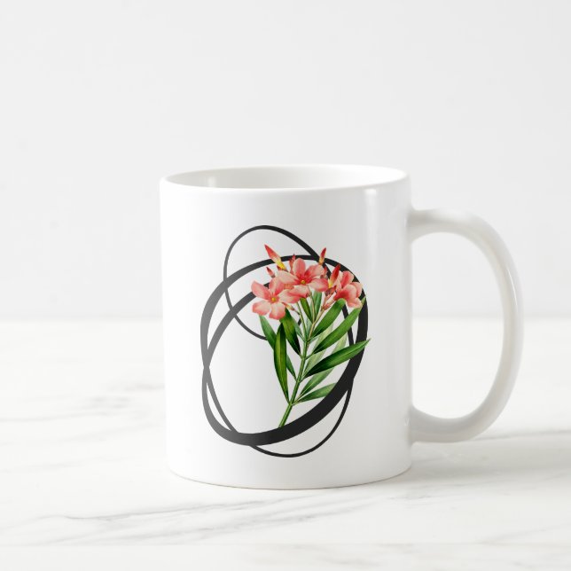 Inledande O, Vintage Oleander Coffee Mugg (Höger)