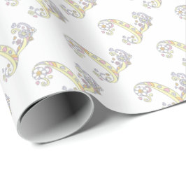 Inledande radbyte av brev L monogram personlig Presentpapper