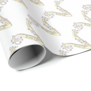 Inledande radbyte av brev V monogram personlig Presentpapper
