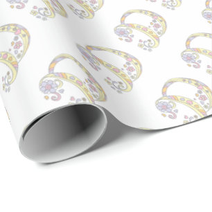 Inledande radbyte av personligen brev D monogram Presentpapper
