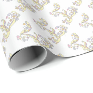 Inledande radbyte av personligen brev E monogram Presentpapper