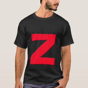 Inledande röd monogrammed handskriven egen Namn Bl T Shirt