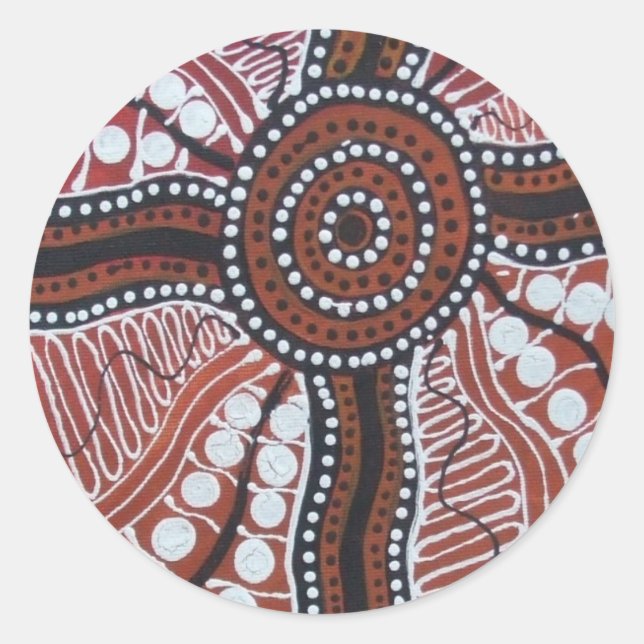 Inledande Runt Klistermärke (Framsida)