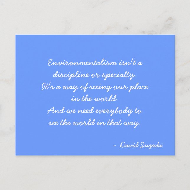 Inledande vykortsoffert vykort (Framsida)