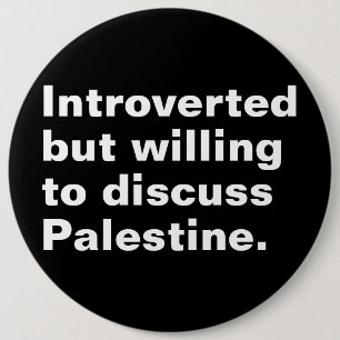 Inledd men villig att diskutera Palestina Knapp