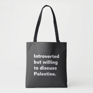 Inledd men villig att diskutera Palestina Tygkasse