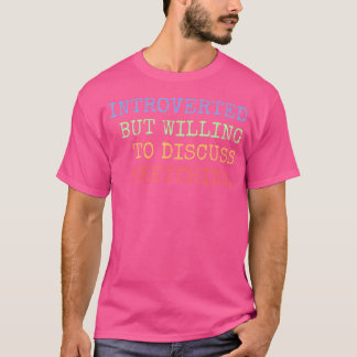 Inledd men villig att diskutera skissering t shirt