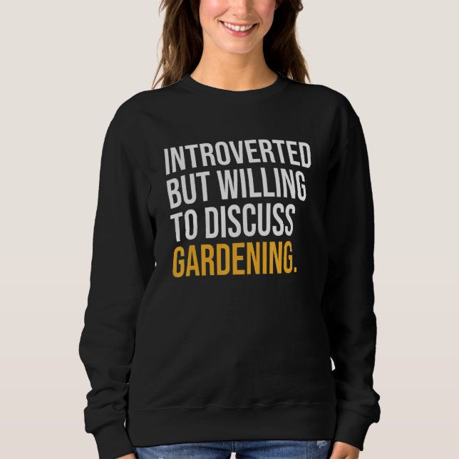 Inledd men villig att diskutera  t shirt (Framsida)