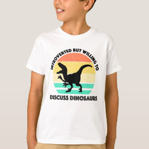 Inledda men villiga att diskutera dinosaurier t shirt