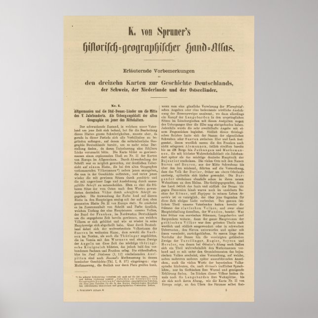 Inledning 1415 Tafel der Karte XII Poster (Framsidan)