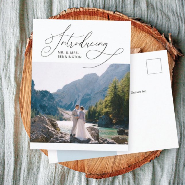 Inledning av meddelandet om utvidgningen av Bröllo Meddelande Vykort (Skapare uppladdad)