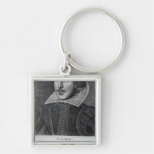 Inledning 'Herr William Shakespeares Fyrkantig Silverfärgad Nyckelring