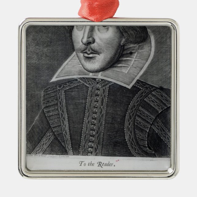 Inledning 'Herr William Shakespeares Julgransprydnad Metall (Framsidan)