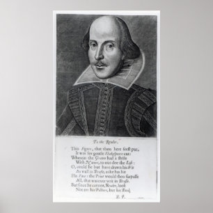 Inledning 'Herr William Shakespeares Poster