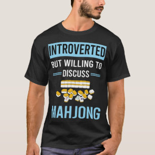 Inledning Mahjong Majong Mah Jong Mah Jongg T Shirt
