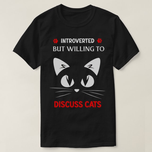 Inledning men vilja diskutera Kawaii Ansikte Cat T Shirt (Design framsida)