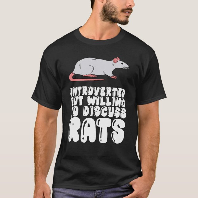 Inledning men vilja diskutera Råttor T Shirt (Framsida)