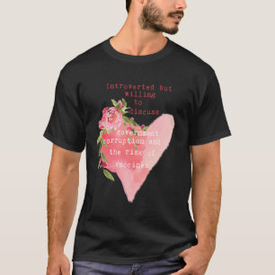 Inledning men vilja diskutera regeringskåren t shirt