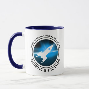 Inledning men vilja diskutera Science fiction Mugg