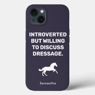 Inledning, men villig att diskutera Dressage Funny