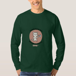 Inledning, men villig att diskutera katter - rolig t shirt