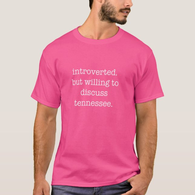 Inledning Tennessee Älskare - Funny Sarkastic Järn T Shirt (Framsida)