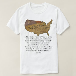 Inledning till konstitutionen för Stater T Shirt