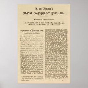 InledningsTafel der 1415 Karte XII Poster