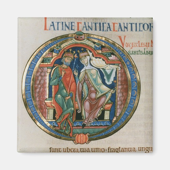 Inledningsvis brev O-Osculatur mig - låt mig kyssa Magnet (Framsidan)