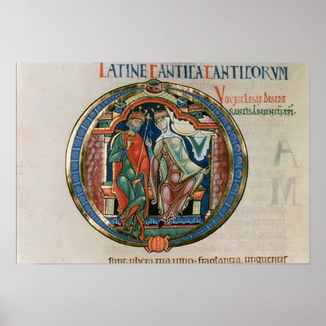 Inledningsvis brev O-Osculatur mig - låt mig kyssa Poster (Framsidan)