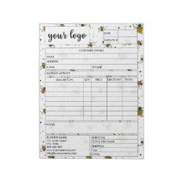 Inleverans av fakturahandelsformulär, lägg till Lo Anteckningsblock