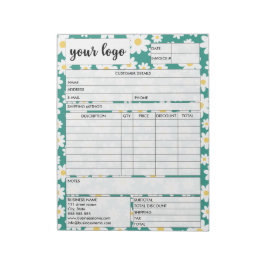 Inleverans av fakturahandelsformulär, lägg till Lo Anteckningsblock