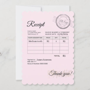 Inleverans av tandmejeribetalning Kids Magic Anteckningskort