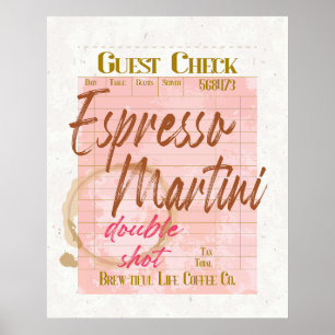 Inleveranstypdiagram för Espresso Martini Guest Ch Poster